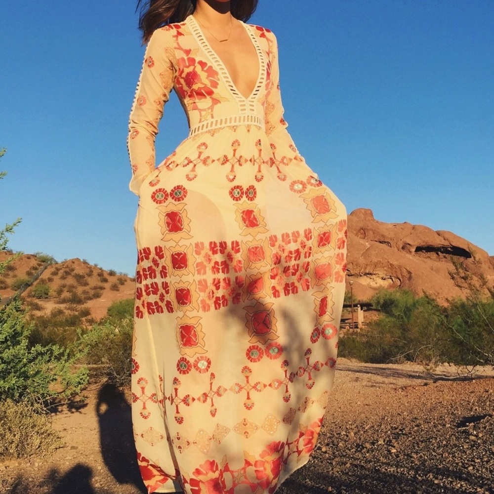 For love and lemons - maxi dress - XS